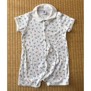 プチバトー(PETIT BATEAU)のプチバトー ロンパース  74センチ(ロンパース)