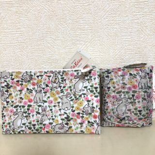 キャスキッドソン(Cath Kidston)の専用　キャスキッドソン  うさぎ　ポーチ　エコバッグ　セット(エコバッグ)