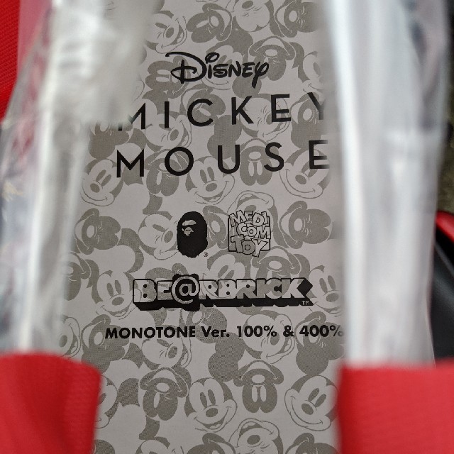 400 BE@RBRICK BAPE MICKEY MOUSE MONOTONE