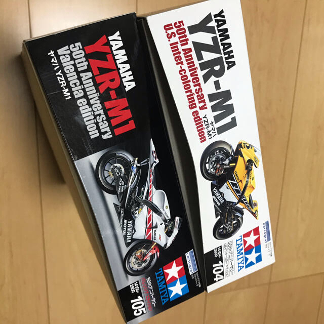 タミヤ 1/12 YAMAHA YZR-M1 50thアニバーサリー 2個セット