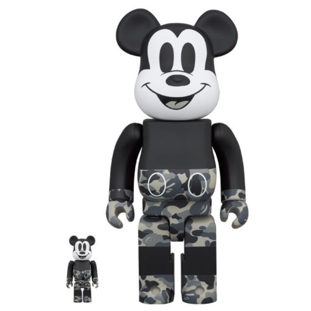 BE@RBRICK mickey mouse bapeキッズ/ベビー/マタニティ