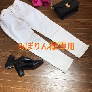 ヤヌーク(YANUK)の【サマーセール早い者勝ち】ヤヌーク パトリシアアンクルデニムパンツ ホワイト(スキニーパンツ)