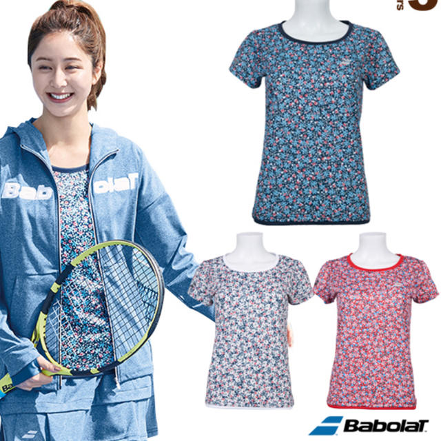 Babolat(バボラ)のバボラ  Tシャツ　花柄 スポーツ/アウトドアのテニス(ウェア)の商品写真