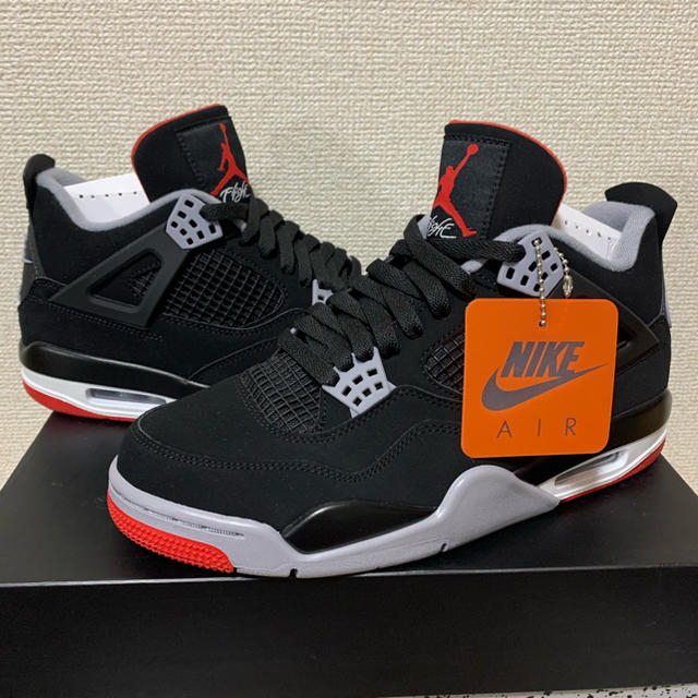 NIKE(ナイキ)のair jordan 4 AJ4 ジョーダン4 BRED 26.5 メンズの靴/シューズ(スニーカー)の商品写真