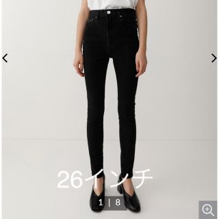 マウジー(moussy)のHW Rebirth L／BLACK SKINNY 26インチ(スキニーパンツ)