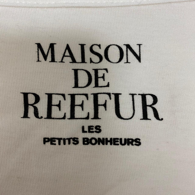 Maison de Reefur(メゾンドリーファー)のメゾンドリーファー　白　Tシャツ レディースのトップス(Tシャツ(半袖/袖なし))の商品写真