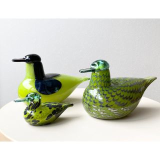 イッタラ(iittala)のコガモの家族 Common Teal イッタラ バード オイバ・トイッカ(置物)