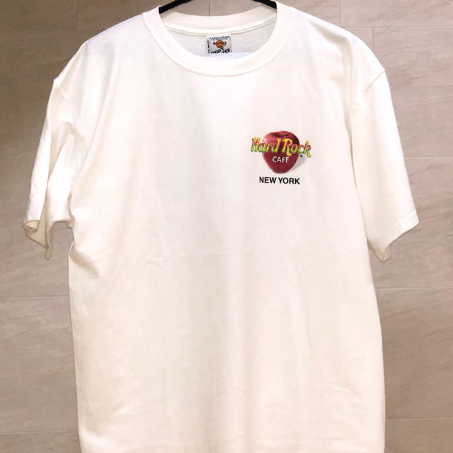 ROCK HARD(ロックハード)の【Used 90s】ハードロックカフェ　ニューヨーク　Tシャツ　XLサイズ メンズのトップス(Tシャツ/カットソー(半袖/袖なし))の商品写真