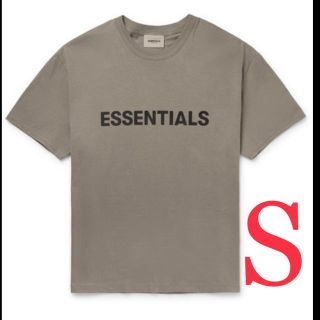 フィアオブゴッド(FEAR OF GOD)の24時間以内発送！ESSENTIALS 半袖　チャコール　新品未開封(Tシャツ/カットソー(半袖/袖なし))