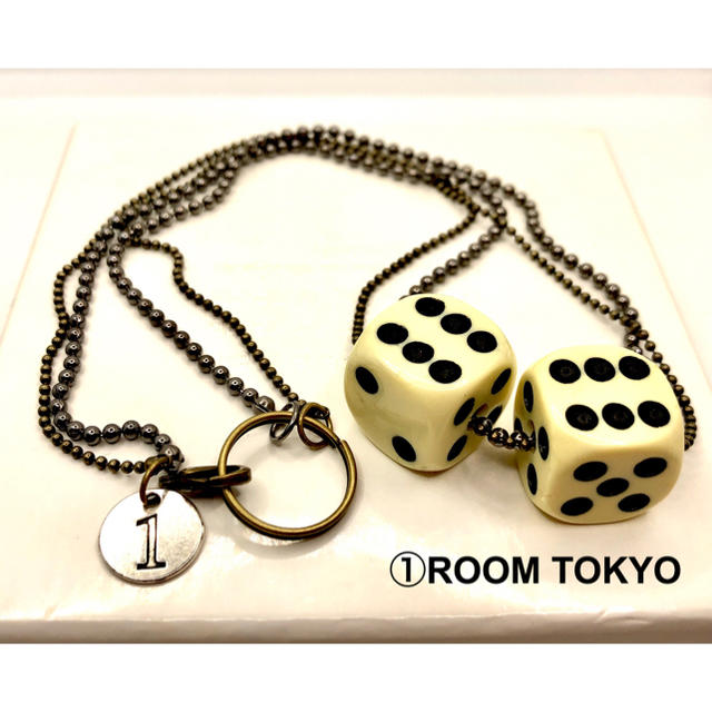 ①ROOM TOKYO ハンドメイド　マルジェラ　ダイスネックレス | フリマアプリ ラクマ