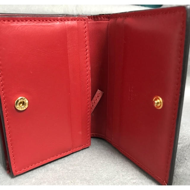 Gucci(グッチ)の GUCCI  グッチ GGスプリーム ミスティックキャット 2つ折り財布 レディースのファッション小物(財布)の商品写真