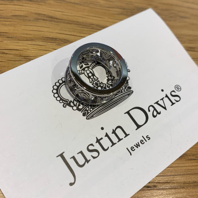 新品◆JUSTIN DAVIS◆MY LOVE RING◆7号◆クラウン薔薇◆