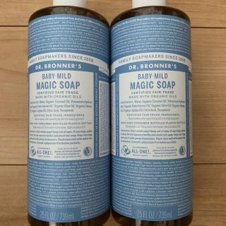 ドクターブロナー(Dr.Bronner)のマジックソープ　739ml2本セット(ボディソープ/石鹸)