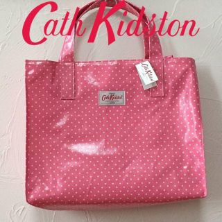 キャスキッドソン(Cath Kidston)の新品 キャスキッドソン キャリーオール ミニドットピンク(ハンドバッグ)