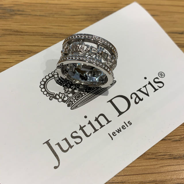 Justin Davis(ジャスティンデイビス)の新品◆JUSTIN DAVIS◆クラウンクロスリング◆10号◆定価29,700円 レディースのアクセサリー(リング(指輪))の商品写真