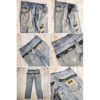 ドルチェ&ガッバーナ D&G 名作 ランウェイ ダブルジップ デニム