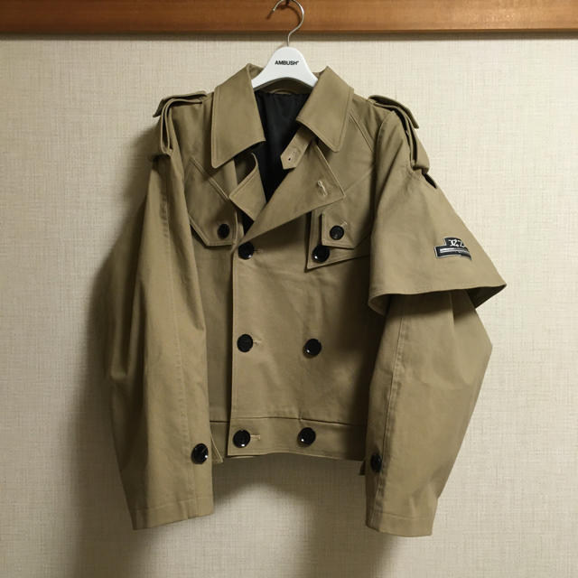 Xander Zhou 19ss ショートトレンチコート 確実正規品