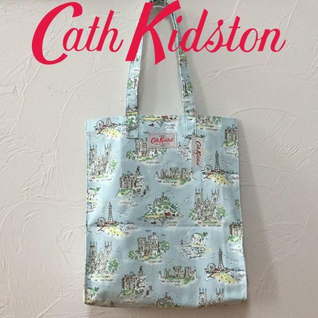Cath Kidston(キャスキッドソン)の新品 キャスキッドソン コットンブックバッグ ブリタニヤブルー レディースのバッグ(トートバッグ)の商品写真