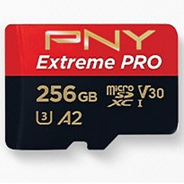 PNY ExtremePRO 256GB microSD マイクロSD スマホ/家電/カメラのスマートフォン/携帯電話(その他)の商品写真