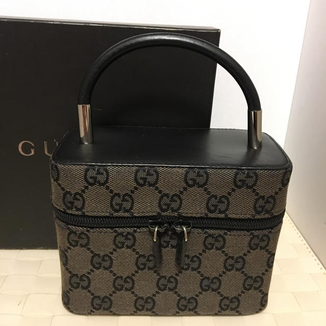 美品GUCCIバニティバッグGGグッチ | フリマアプリ ラクマ