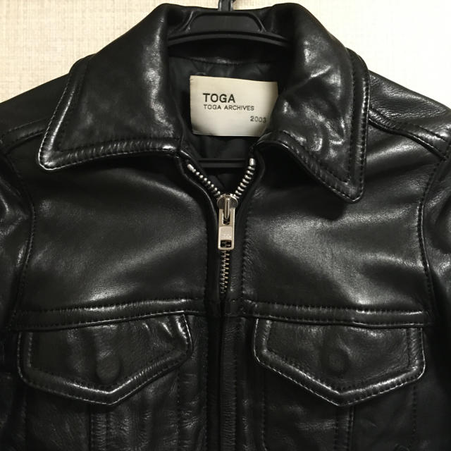 TOGA(トーガ)のTOGA レザージャケット 確実正規品 レディースのジャケット/アウター(ライダースジャケット)の商品写真