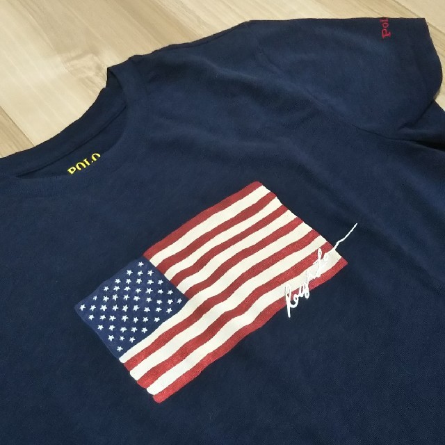 POLO RALPH LAUREN(ポロラルフローレン)のキミカ様専用 POLO RALPH LAUREN レディース  星条旗 Tシャツ レディースのトップス(Tシャツ(半袖/袖なし))の商品写真