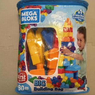 フィッシャープライス(Fisher-Price)のフィッシャープライス　1歳からの メガブロック　80pcs(積み木/ブロック)