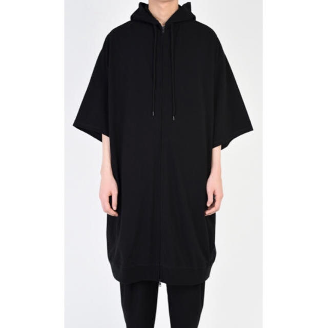 LAD MUSICIAN(ラッドミュージシャン)のLAD MUSICIAN スーパービッグパーカー　ブラック　19ss メンズのトップス(パーカー)の商品写真