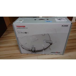 トウシバ(東芝)の新品　東芝　トルネオロボ　VC-RV2W(グランホワイト)(掃除機)