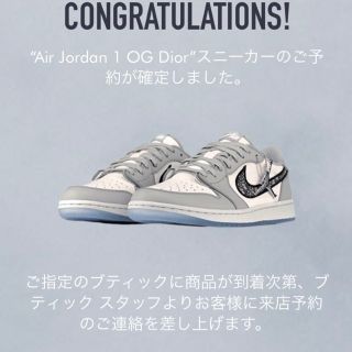 ナイキ(NIKE)のDior NIKE(スニーカー)