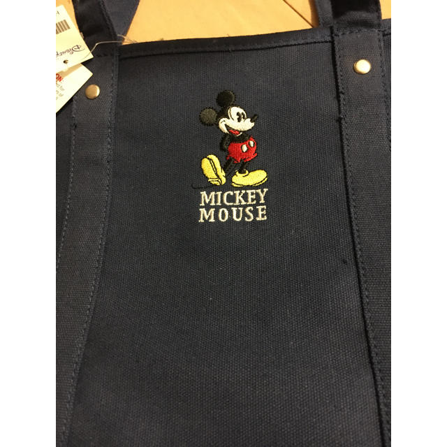 Disney(ディズニー)の香港ディズニーランド　ミッキーマウス トートバッグ　日本未発売　海外ディズニー エンタメ/ホビーのおもちゃ/ぬいぐるみ(キャラクターグッズ)の商品写真