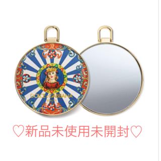 ドルチェアンドガッバーナ(DOLCE&GABBANA)の新品未使用　ドルチェ & ガッバーナ マヨルカ柄ミラー ノベルティ(ミラー)