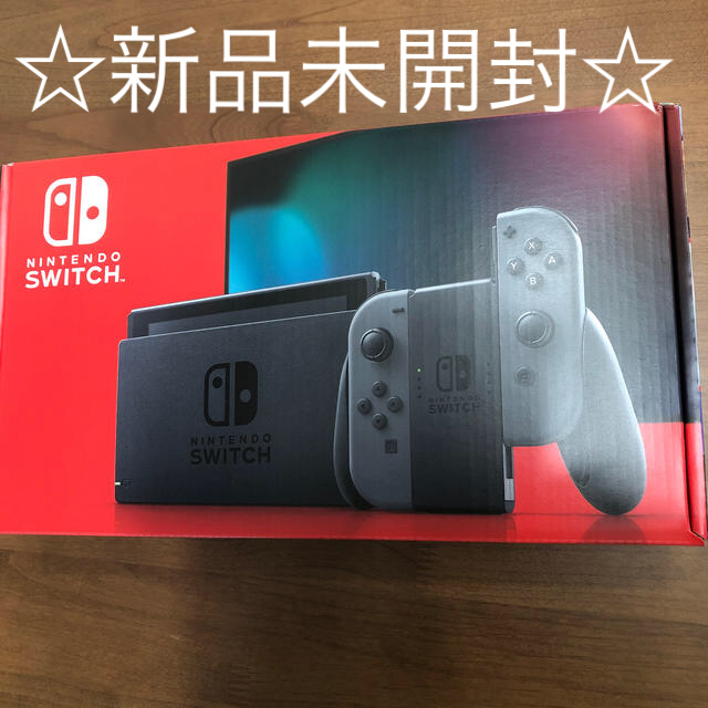 Nintendo Switch - 新品未開封☆Switch 任天堂スイッチ 本体 グレー ニンテンドウの通販 by ゆー's shop