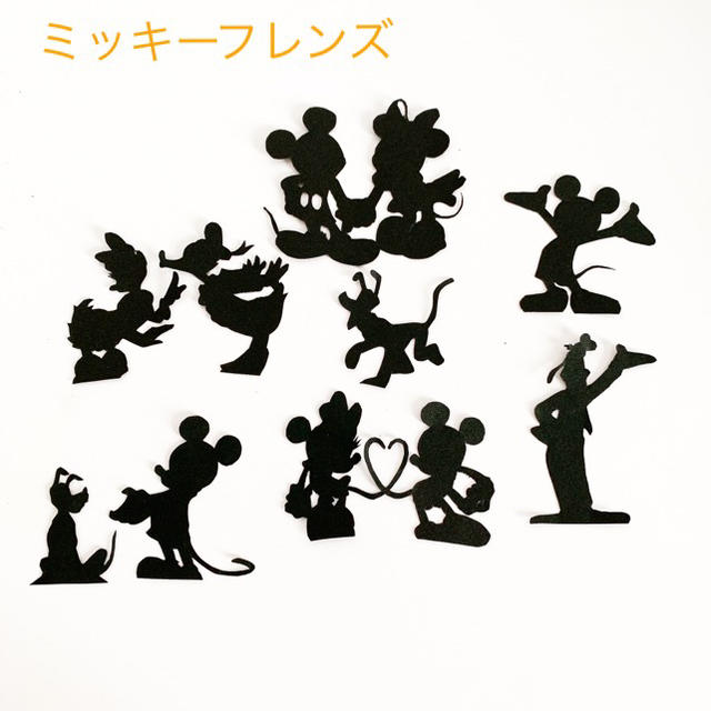 Disney ディズニー切り絵 ミッキーフレンズセットの通販 By Yuri Shop ディズニーならラクマ