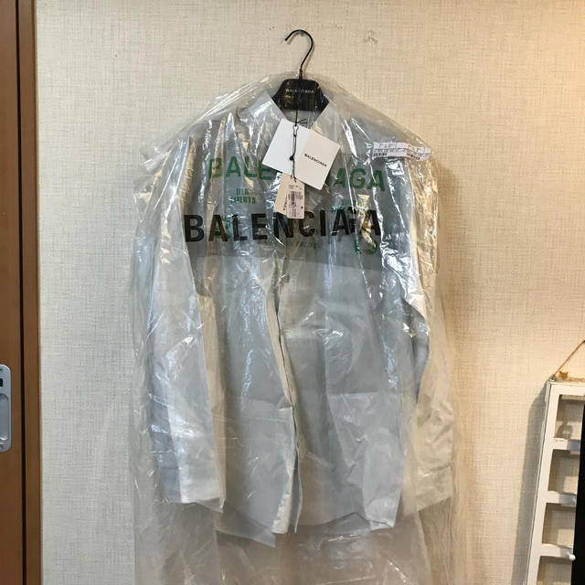 Balenciaga - BALENCIAGA ビニールコーティングシャツ GR8購入 確実正規品