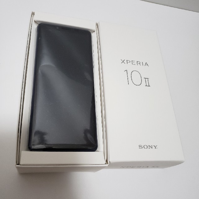 SONY(ソニー)の本日限定【新品・SIMフリー】XPERIA 10Ⅱ ネイビー(XQ-AU52) スマホ/家電/カメラのスマートフォン/携帯電話(スマートフォン本体)の商品写真