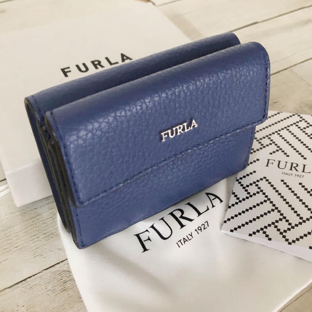 ❤︎新品・未使用❤︎ FURLA バビロン レザー 三つ折り財布 ミニ財布　ホワイト