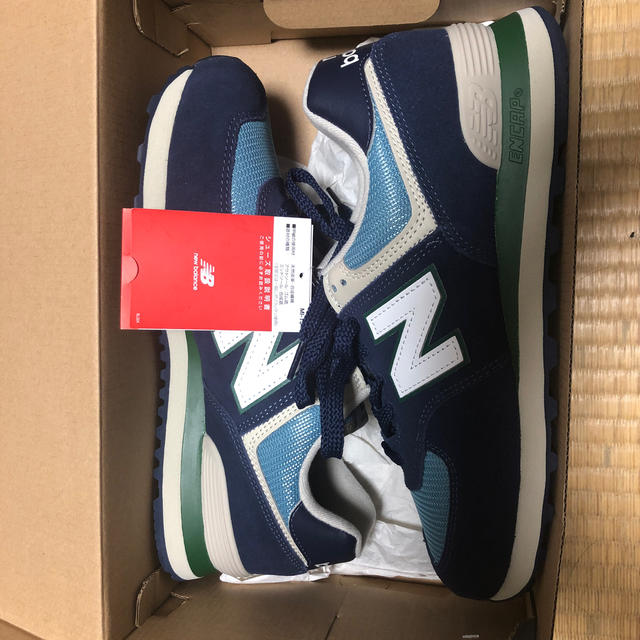 New Balance(ニューバランス)のNew Balance  ML574 ERK NAVY メンズの靴/シューズ(スニーカー)の商品写真