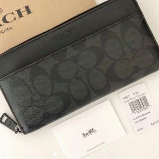 コーチ(COACH)のお値下げ‼️coach 長財布　シグネチャー    ブラック(長財布)