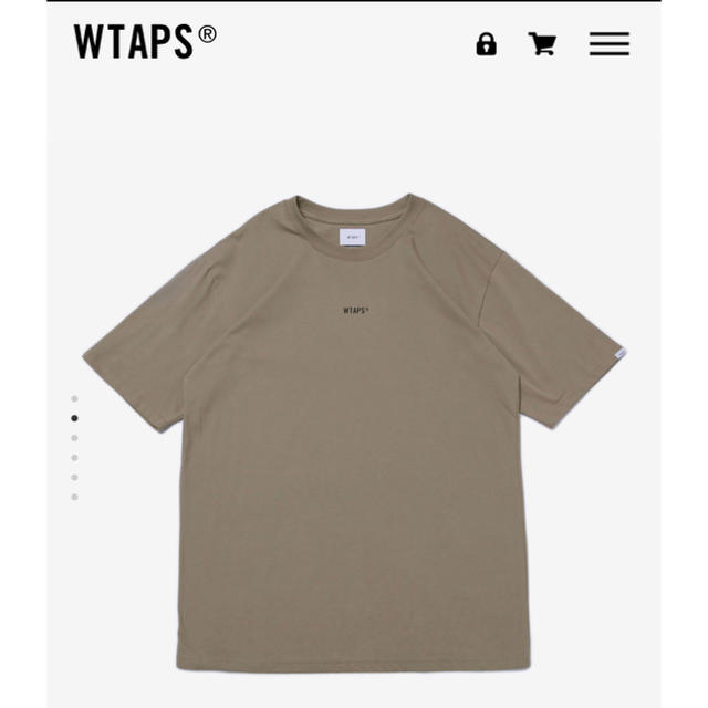 W)taps(ダブルタップス)のWTAPS GPS 02 TEE WHITE XLサイズ 20SS メンズのトップス(Tシャツ/カットソー(半袖/袖なし))の商品写真