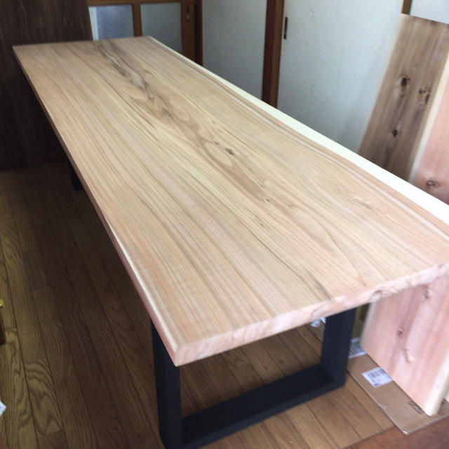 色々な 大値下げ☆大特価 特大 W240サイズ 一枚板ダイニングテーブル ...