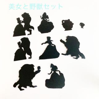 Disney ディズニー切り絵 美女と野獣セットの通販 By Yuri Shop ディズニーならラクマ