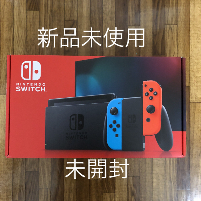ゲームソフトゲーム機本体Nintendo Switch ネオンブルー/(R)  新品未使用　未開封