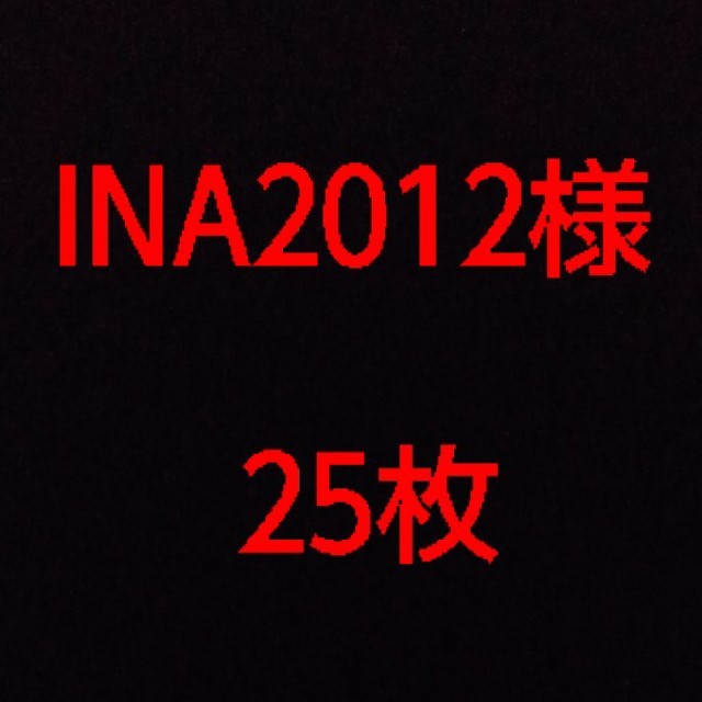 ランキング第1位 INA2012様 25枚 INA2012様 その他 www.support