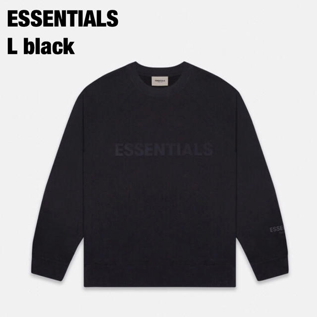 BLACKサイズ【新品】2020新作 fog Essentials クルーネック スウェット