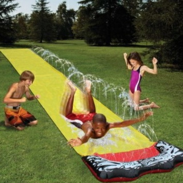 プール スライダー噴水 水遊び 夏 スプラッシュ