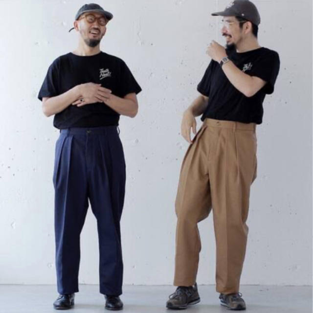 NEAT USA TROUSERS ニート レショップ別注 W34 NAVY