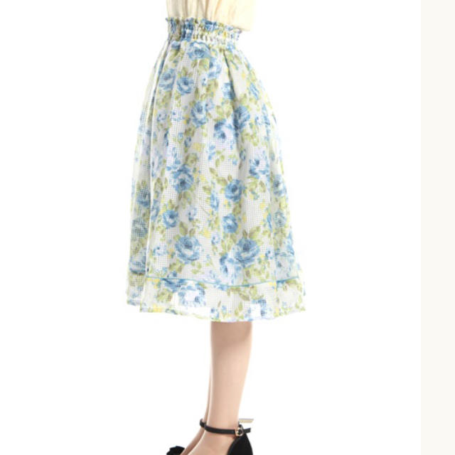 axes femme(アクシーズファム)の花柄　スカート レディースのスカート(ひざ丈スカート)の商品写真