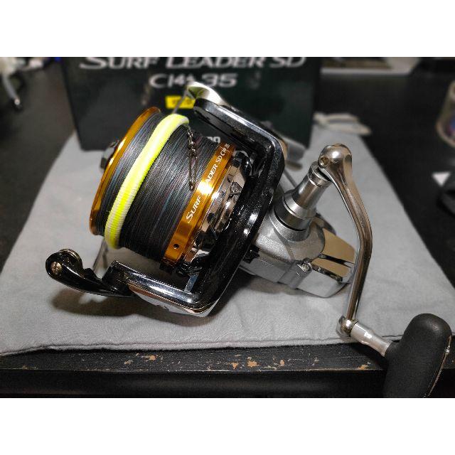 SHIMANO(シマノ)の【リール】シマノ 14サーフリーダー SD CI4+ 35【ラインセット】 スポーツ/アウトドアのフィッシング(リール)の商品写真