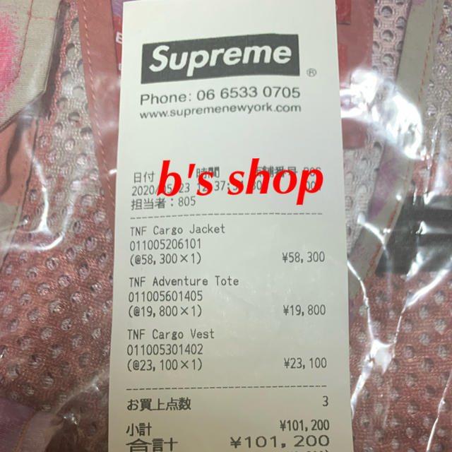 Supreme(シュプリーム)のSupreme × The north face Cargo Vest Lサイズ メンズのトップス(ベスト)の商品写真